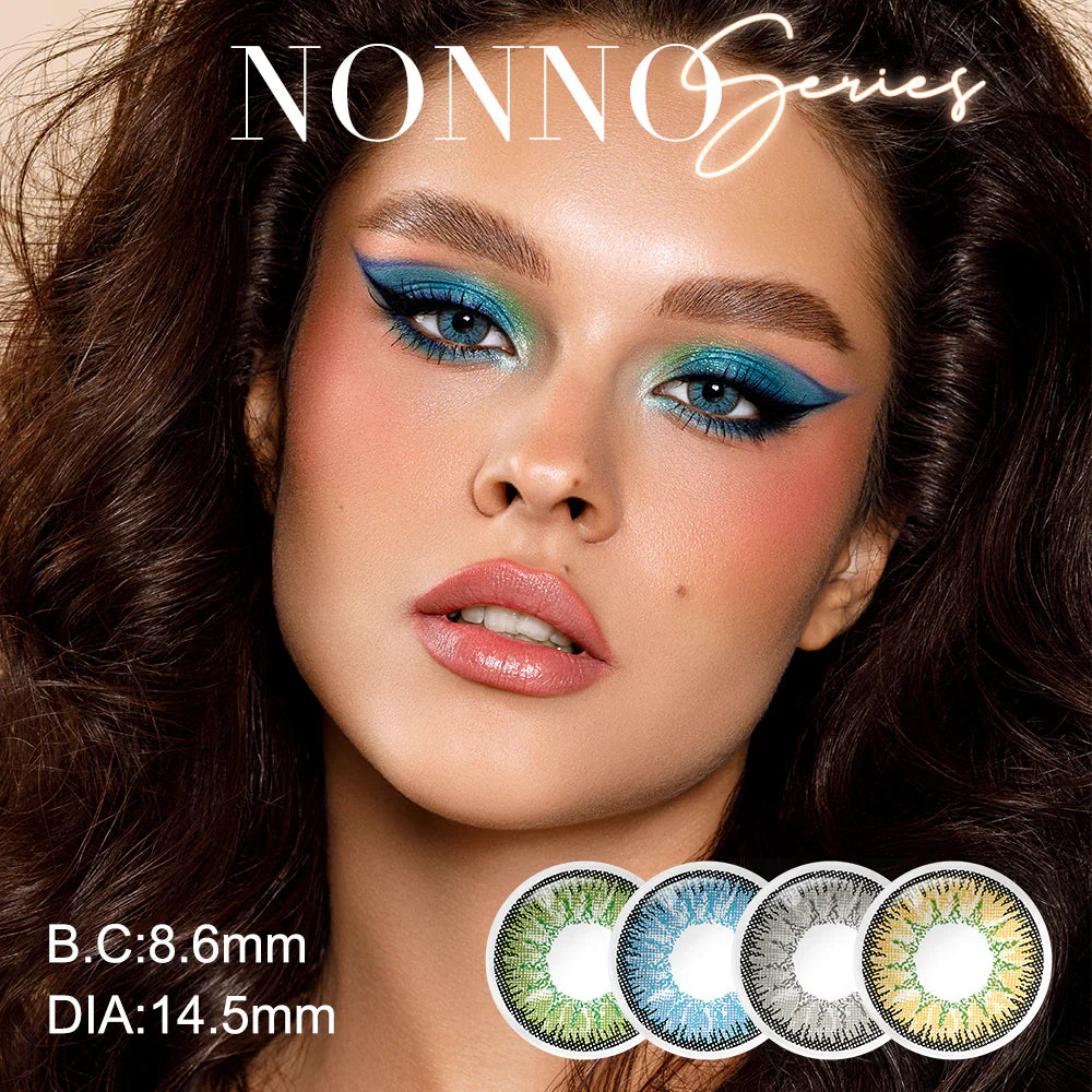 Nonno colored contact lenses in bold vibrant color options
