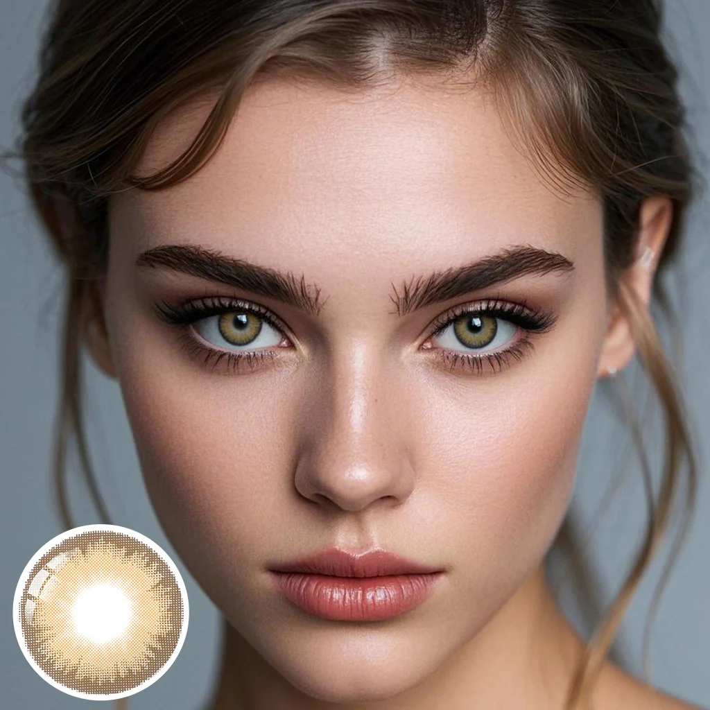 Diamond Allure Blonde Coloured Contacts | Yearly