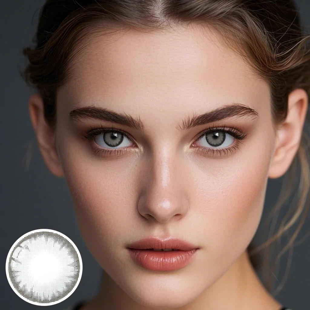 Pro Crystal Gray Coloured Contacts | Yearly
