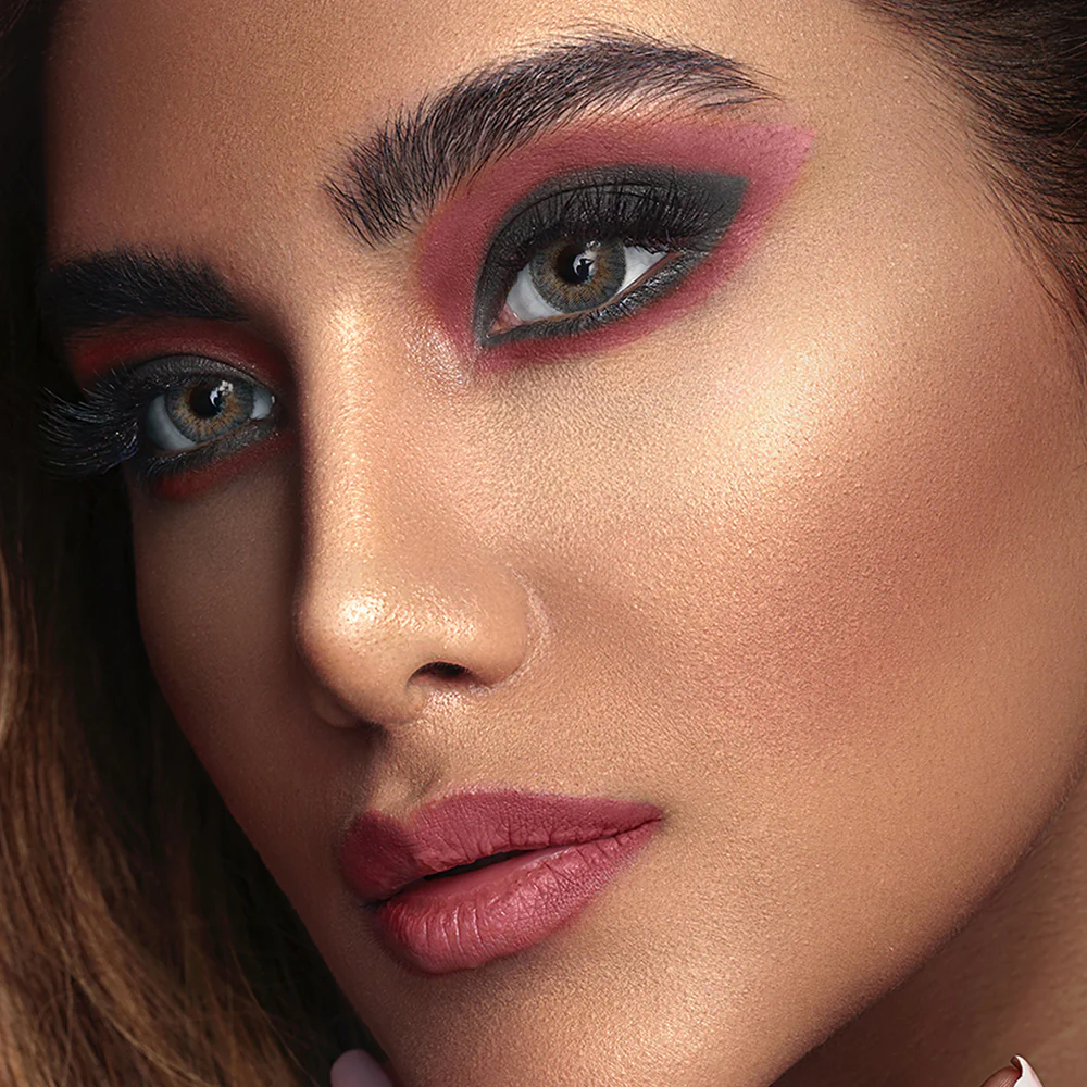 3 Tone Gray Coloured Contacts | Yearly