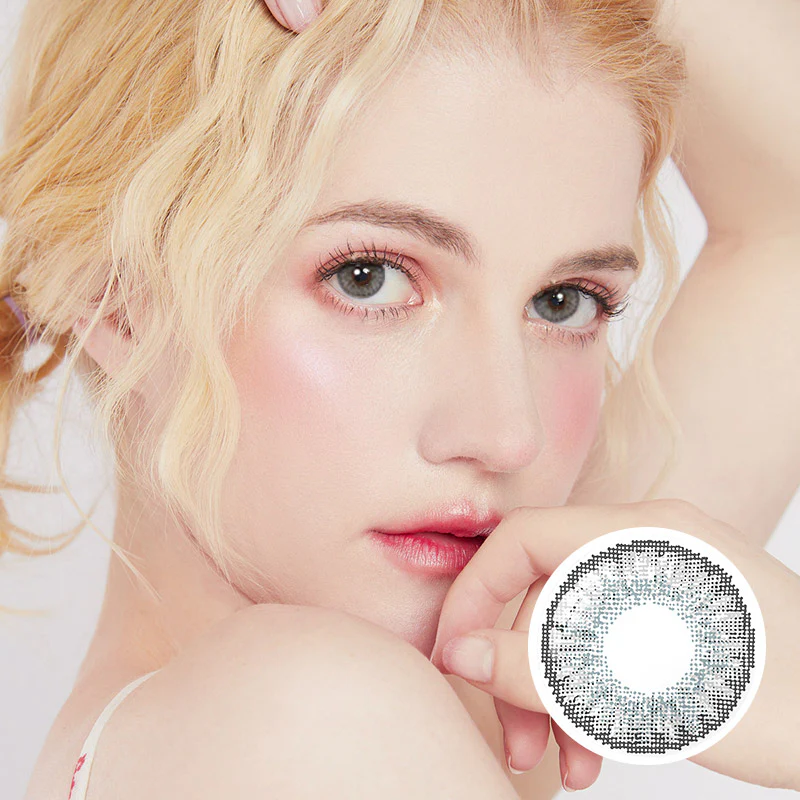 3 Tone Sterling Gray Coloured Contacts | Yearly