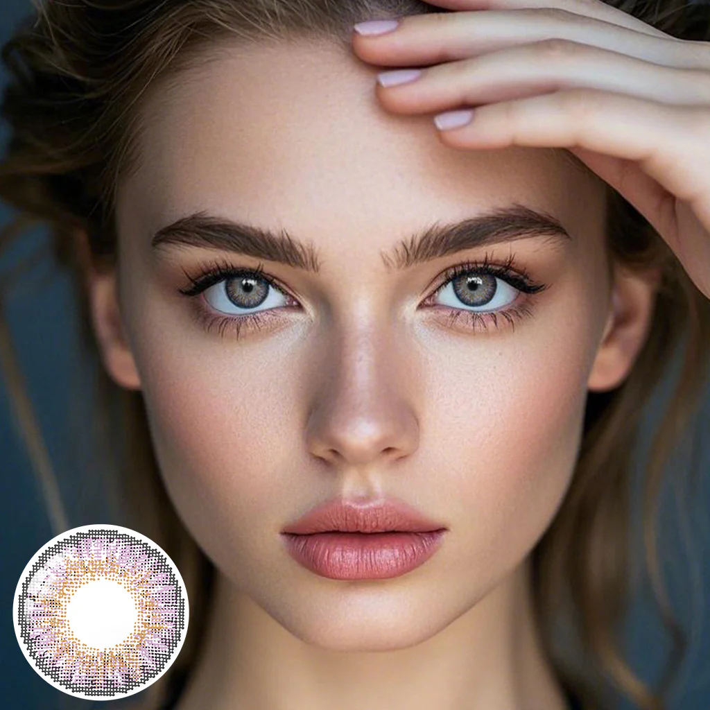 3 Tone Amethyst Coloured Contacts | Yearly