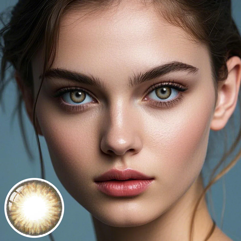 Pro Hazel Coloured Contacts | Yearly