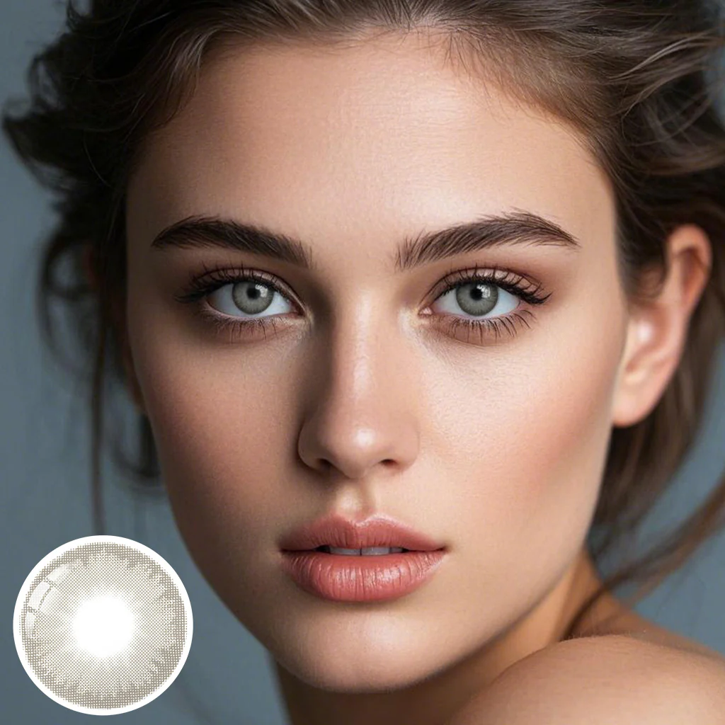 Diamond Gray Shadow Coloured Contacts | 6 Months