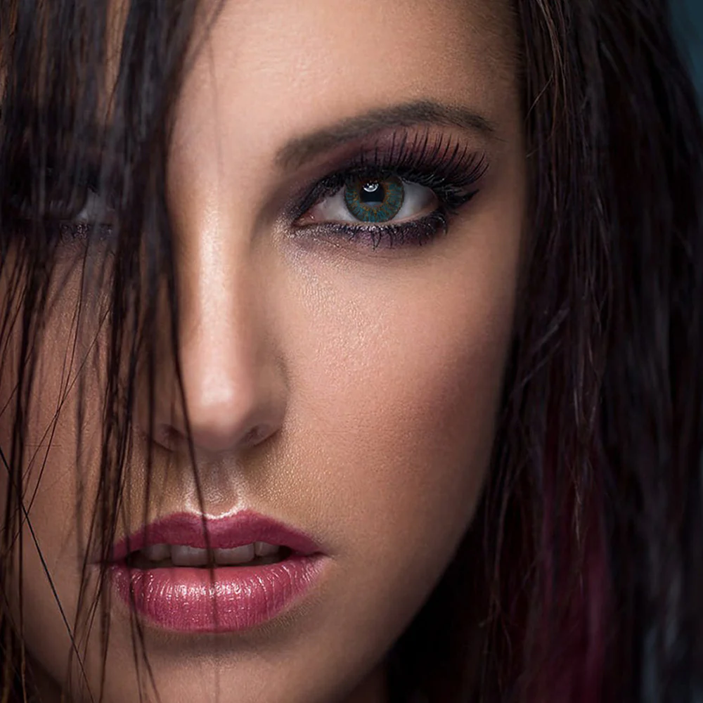3 Tone Turquoise Coloured Contacts | Yearly