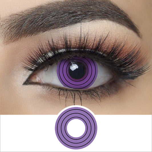 Rinnegan Purple Spiral Halloween Contacts | Colored Contacts | FreshGo