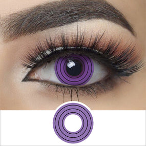 Rinnegan Purple Spiral Halloween Contacts | Colored Contacts | FreshGo