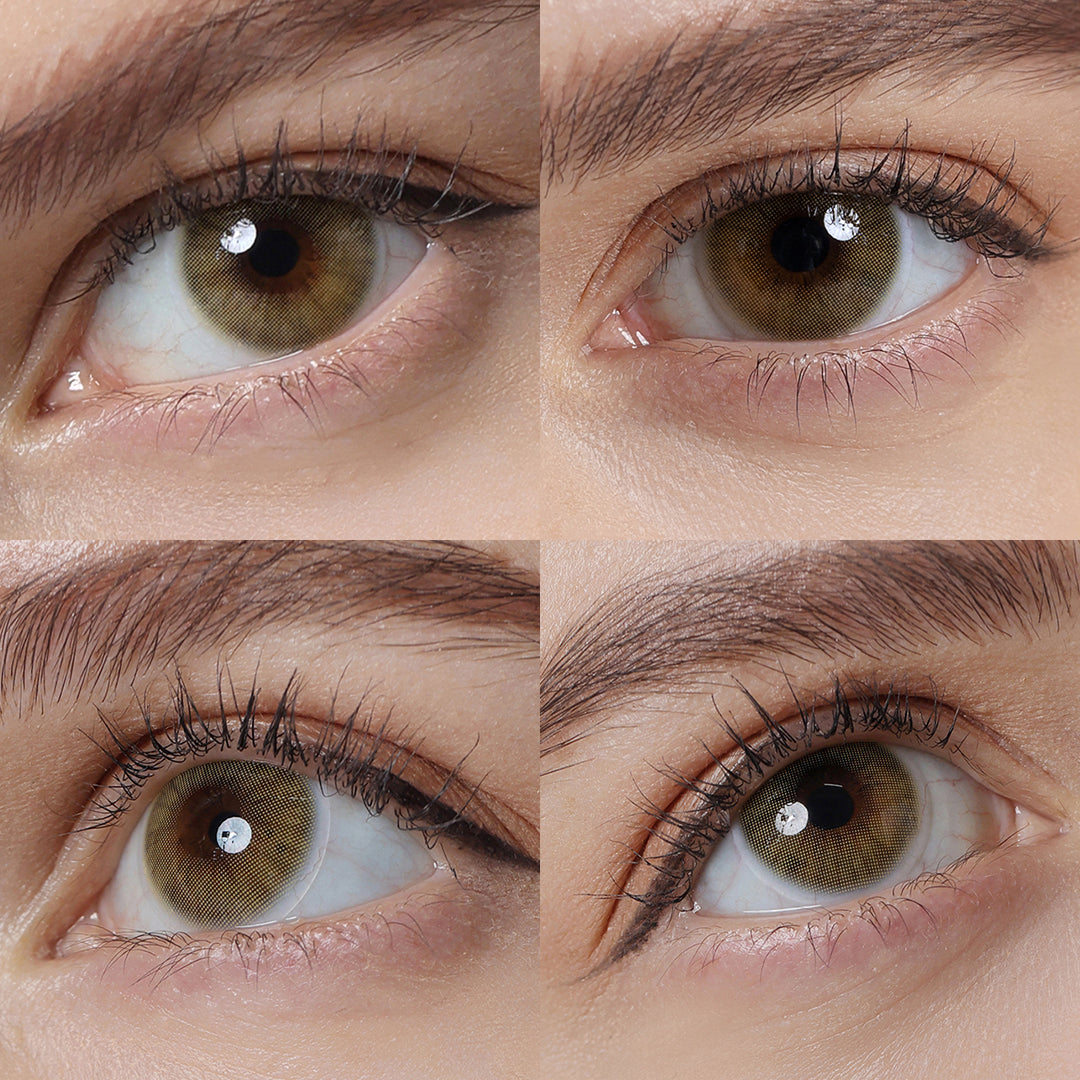 Hidrocor Amber Yellow Coloured Contacts | Yearly