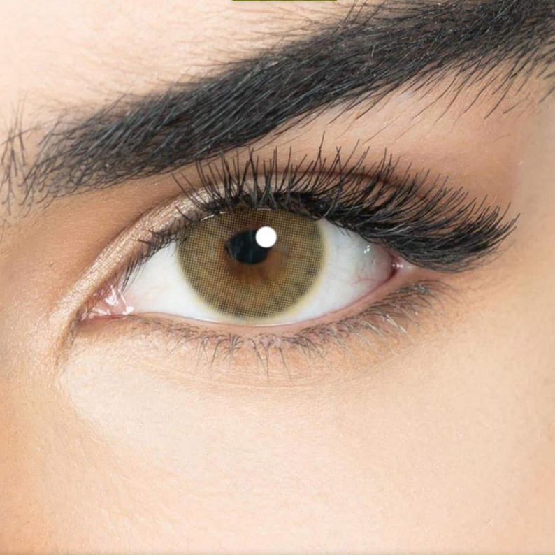 Hidrocor Amber Yellow Coloured Contacts | Yearly