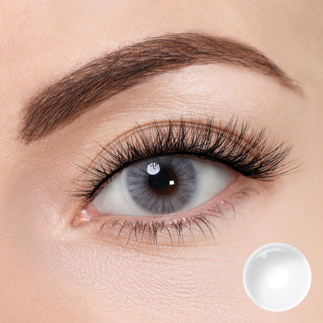 Hidrocor Icy Gray Coloured Contacts | Yearly