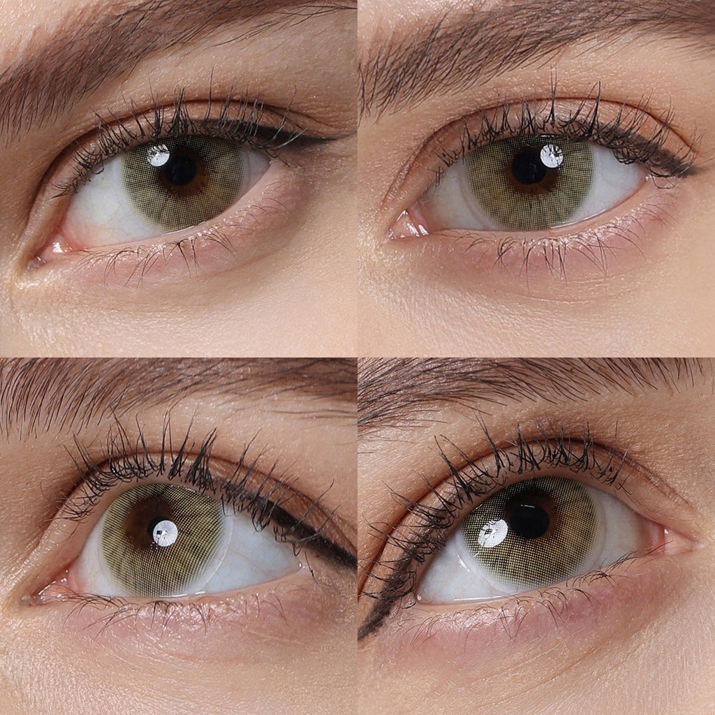 Hidrocor Mel Yellow Coloured Contacts | Yearly