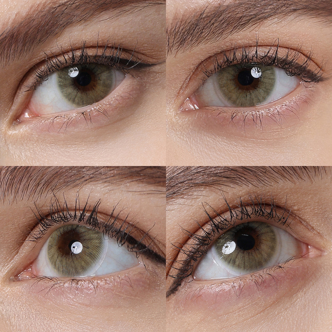 Hidrocor Mel Yellow Coloured Contacts | Yearly