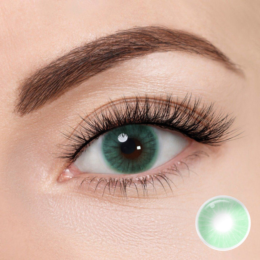 Hidrocor Verde Green Coloured Contacts | Yearly