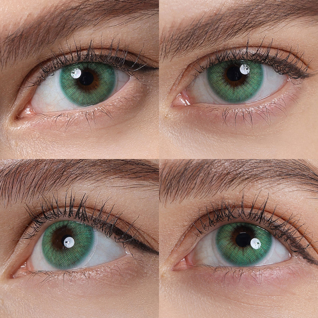 Hidrocor Emerald Green Coloured Contacts | Yearly