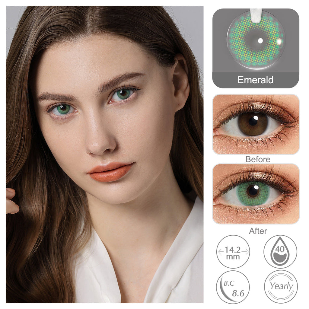 Hidrocor Coloured Contacts | Yearly (All 13 Shades Access)