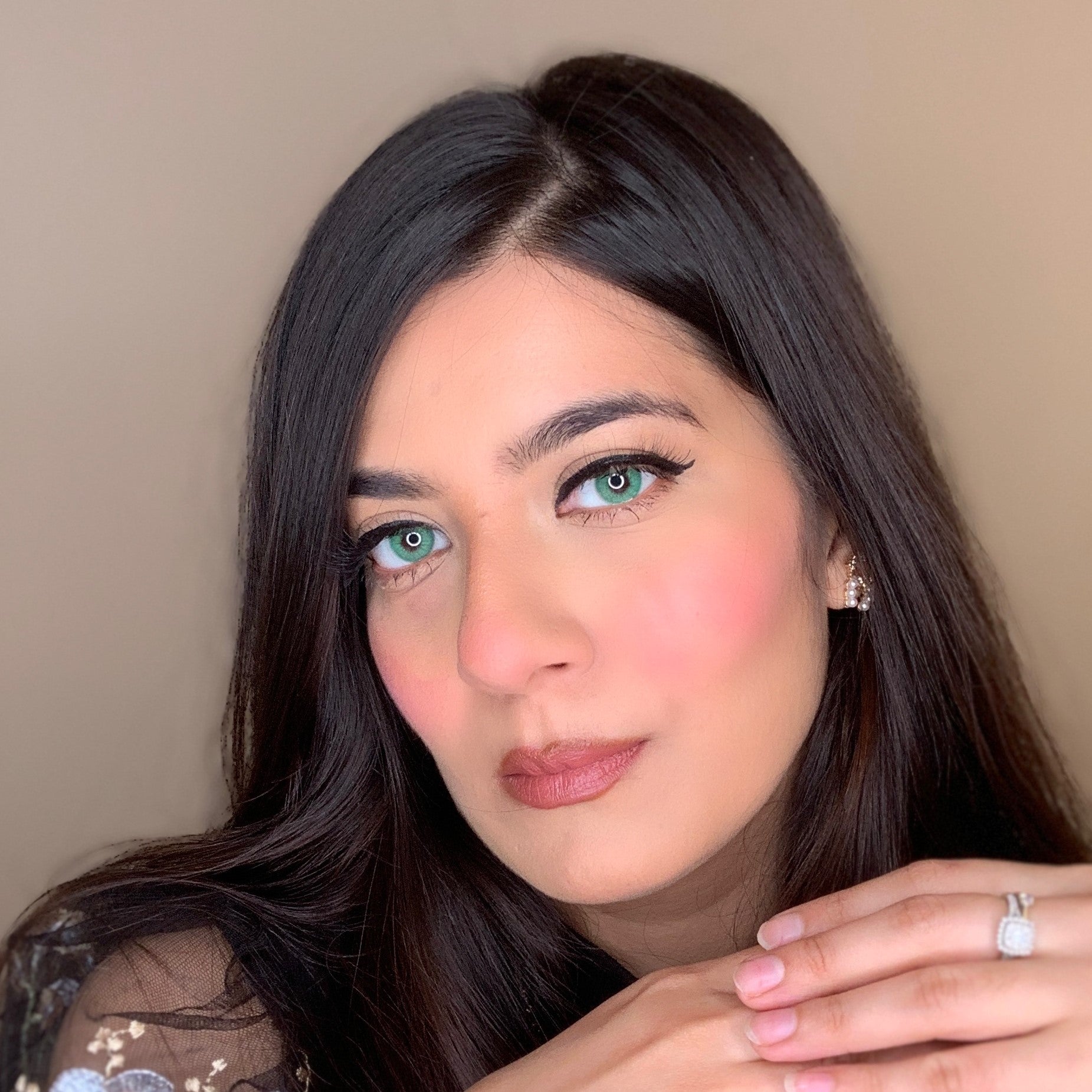 Hidrocor Emerald Green Coloured Contacts | Yearly