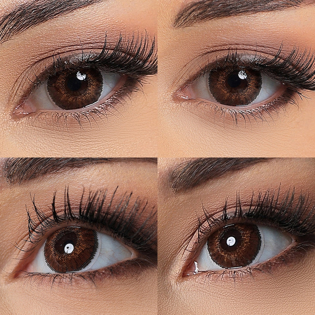 3 Tone Brown Coloured Contacts | Yearly