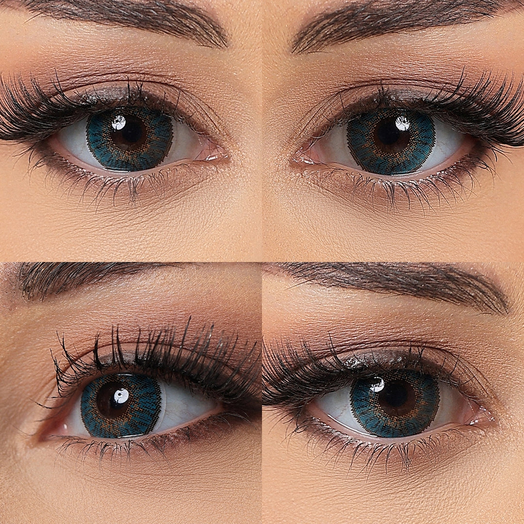 3 Tone Turquoise Coloured Contacts | Yearly