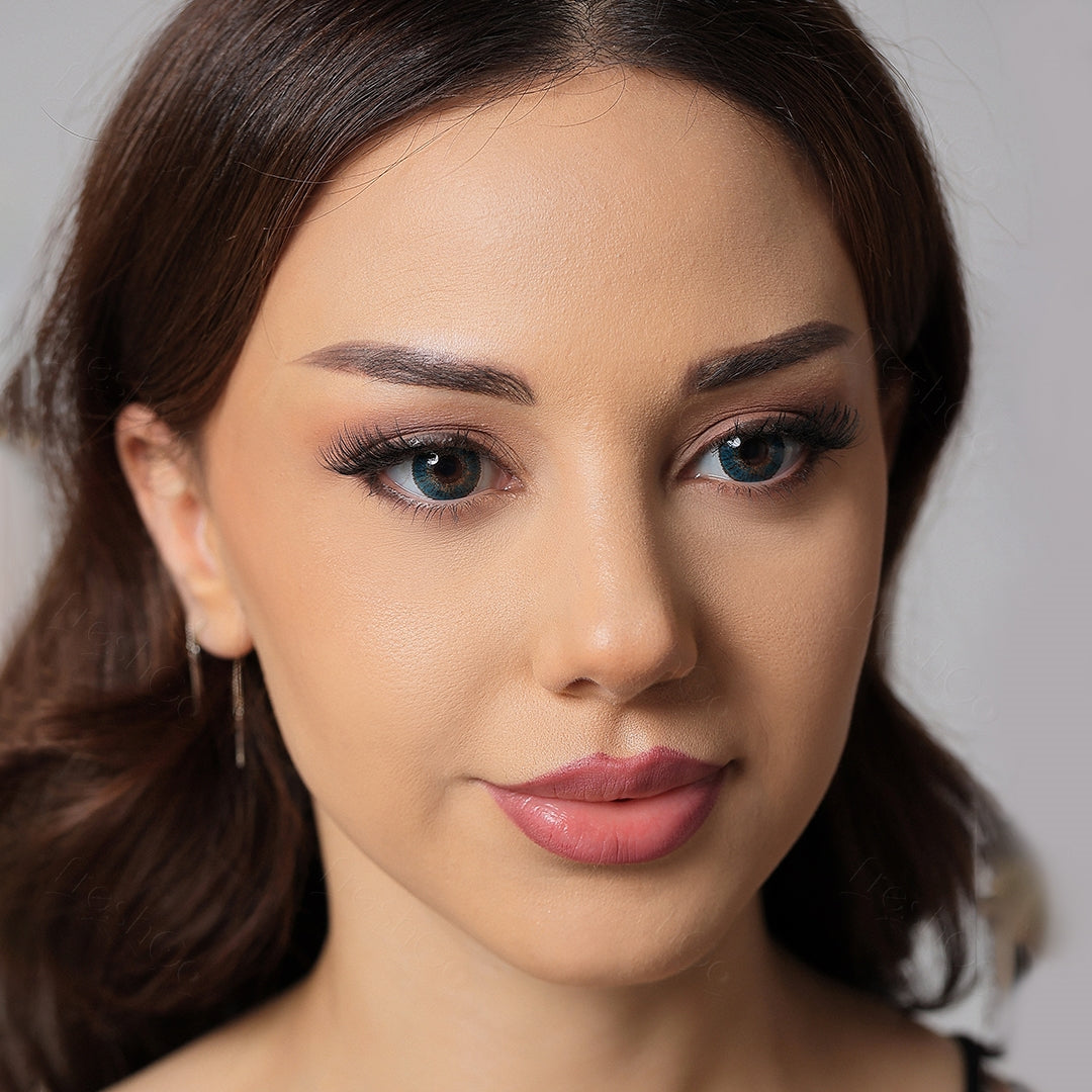 3 Tone Turquoise Colored Contacts - Image 3 | Colored Contacts | FreshGo