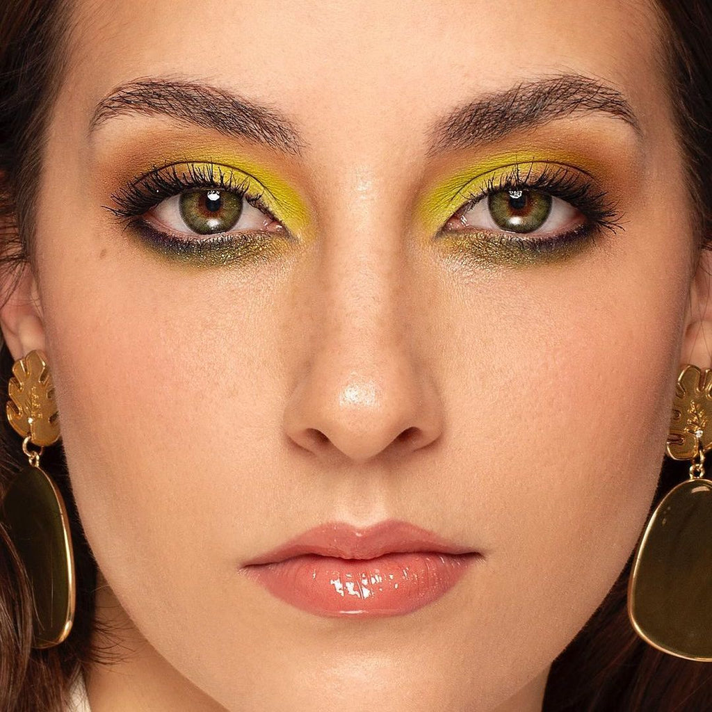 3 Tone Green Coloured Contacts | Yearly