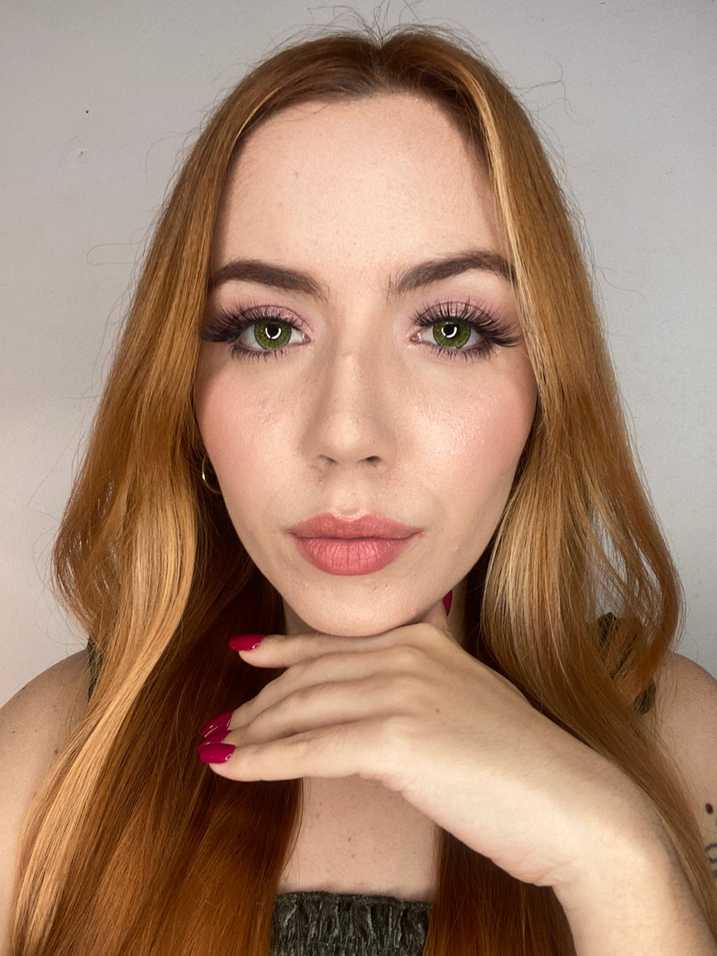 3 Tone Gemstone Green Coloured Contacts | Yearly