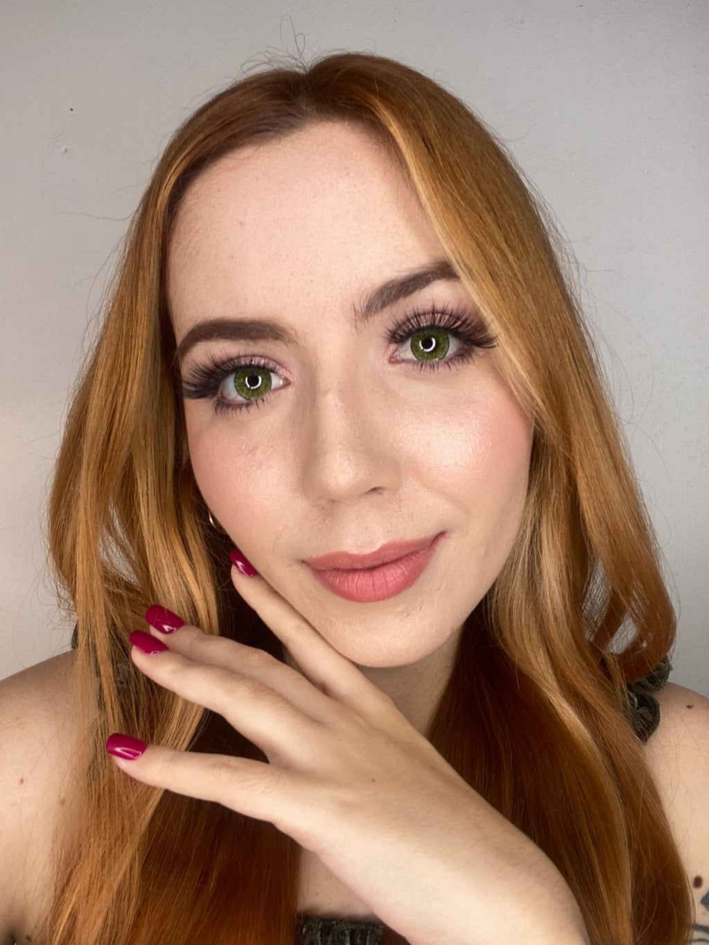 3 Tone Gemstone Green Coloured Contacts | Yearly