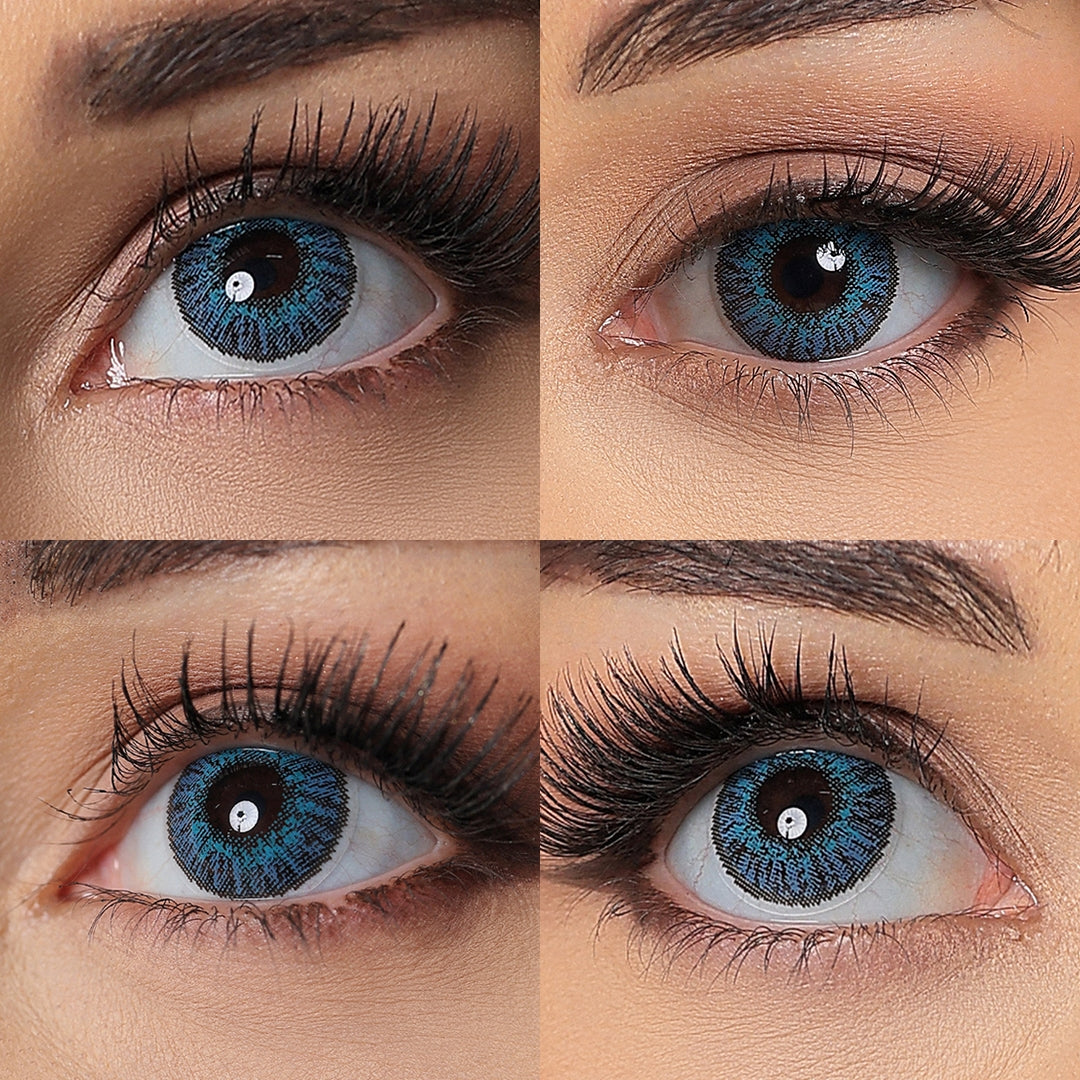 3 Tone Brilliant Blue Colored Contacts - Image 3 | Colored Contacts | FreshGo