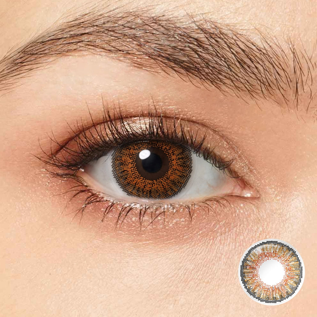 3 Tone Honey Coloured Contacts | Yearly