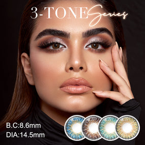 3 Tone Colored Contacts 12 Colors Available | Colored Contacts | FreshGo