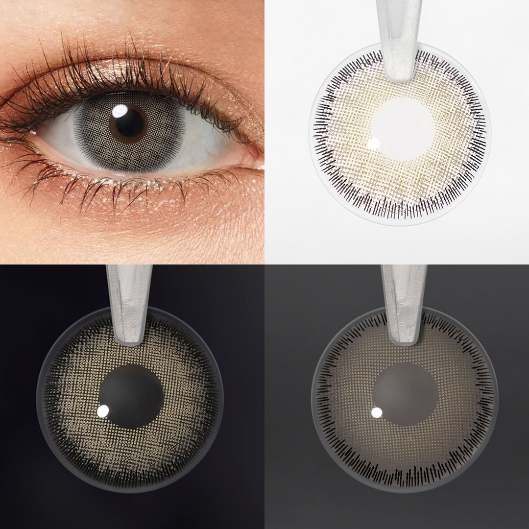 Premium Gray Coloured Contacts | Yearly