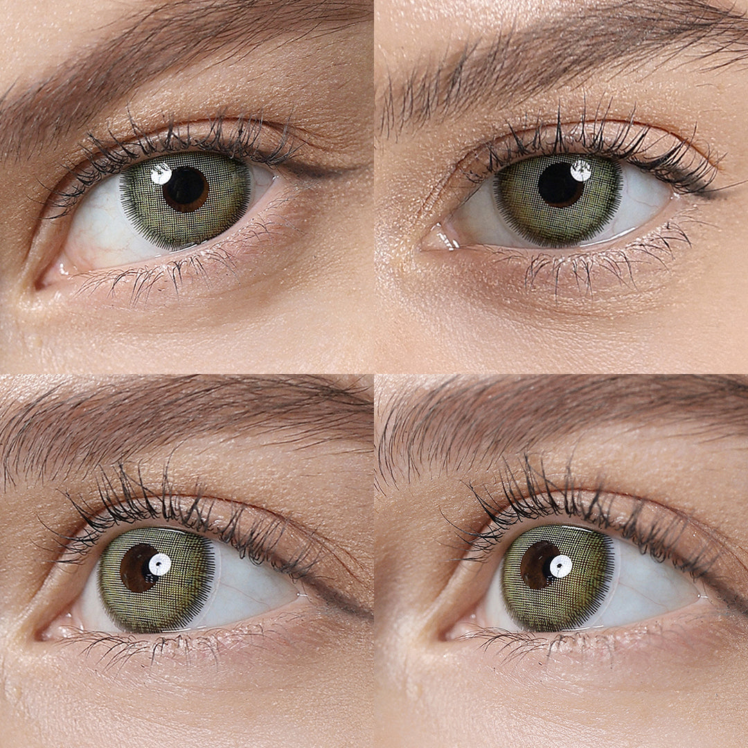 Premium Green Coloured Contacts | Yearly