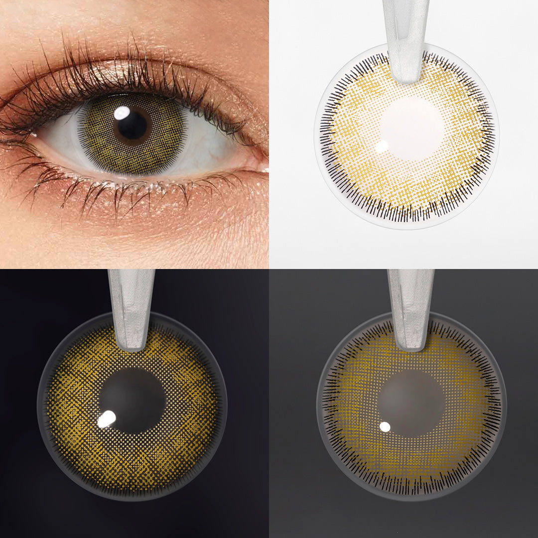 Premium Hazel Coloured Contacts | Yearly