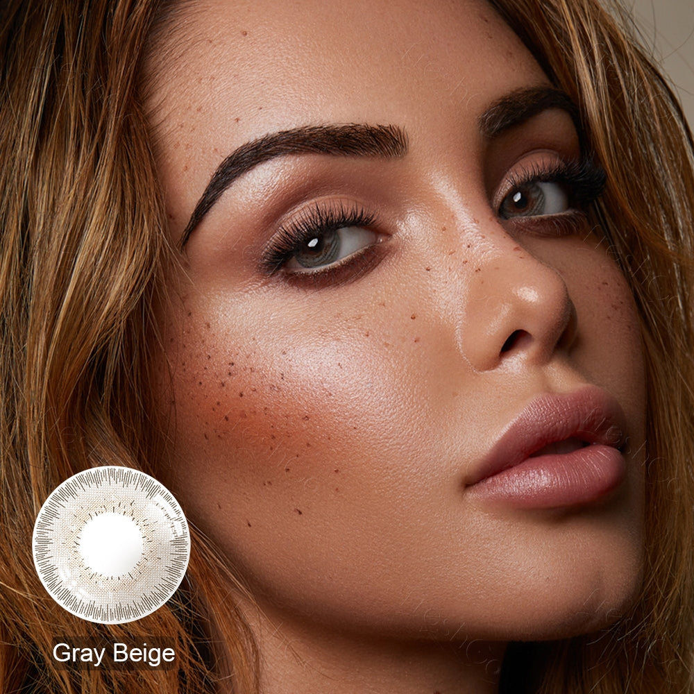 Bellalens Gray Beige Colored Contacts - Image 2 | Colored Contacts | FreshGo
