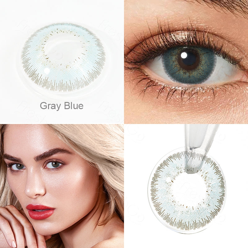 Bellalens Gray Blue Coloured Contacts | Yearly