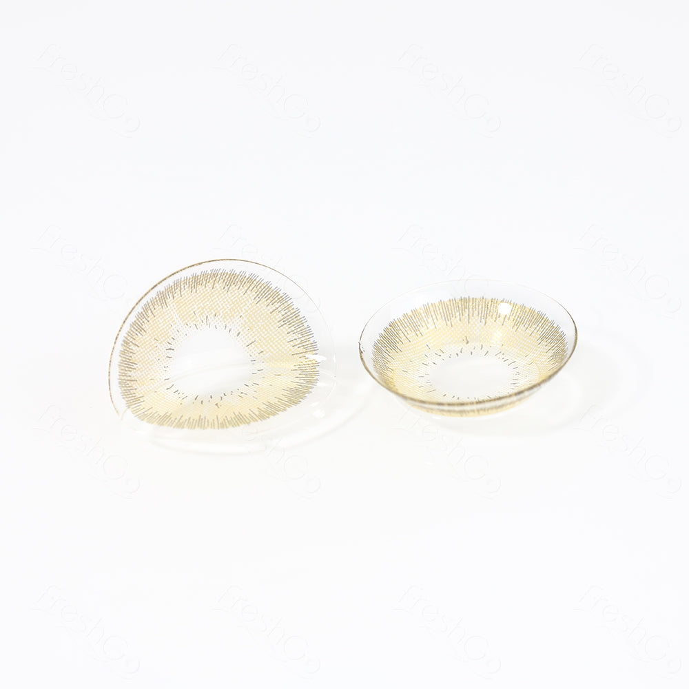 Bellalens Silky Gold Coloured Contacts | Yearly