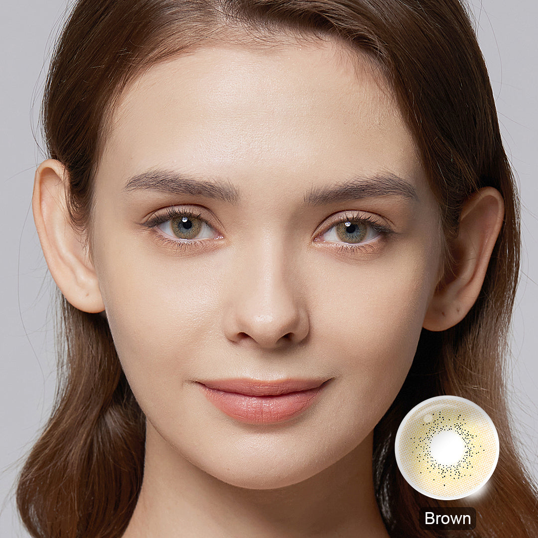 Ocean Brown Coloured Contacts | Yearly