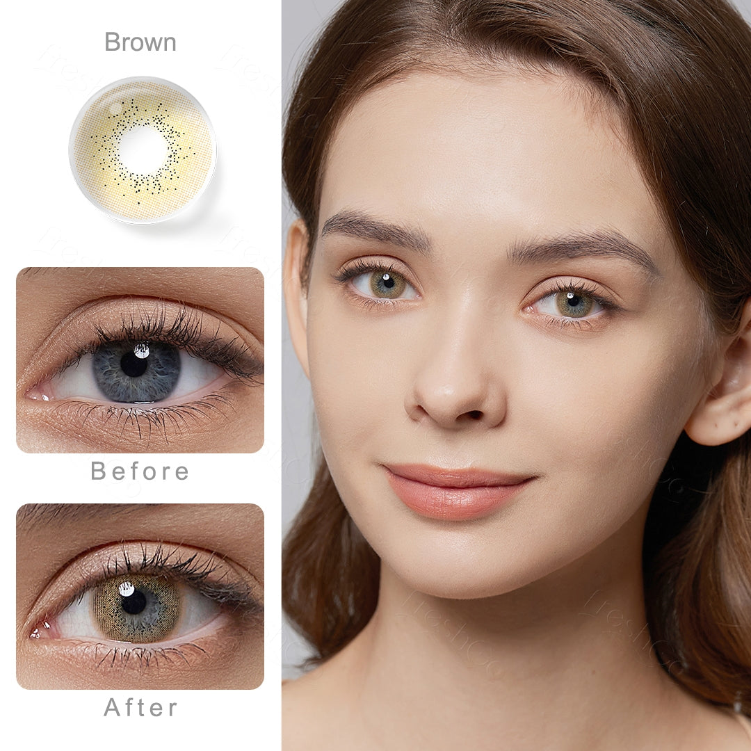 Ocean Brown Colored Contacts - Image 2 | Colored Contacts | FreshGo