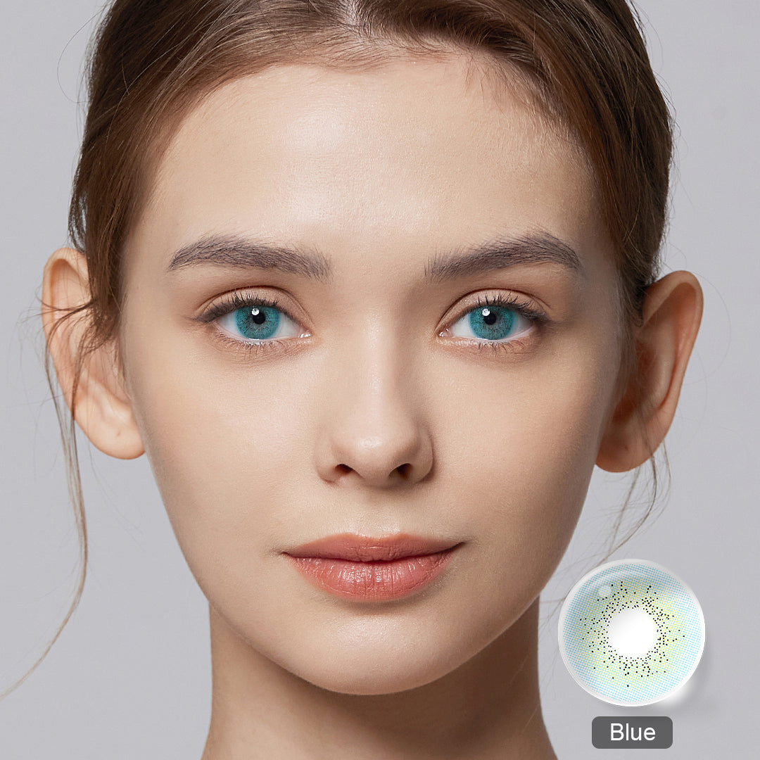 Ocean Blue Coloured Contacts | Yearly