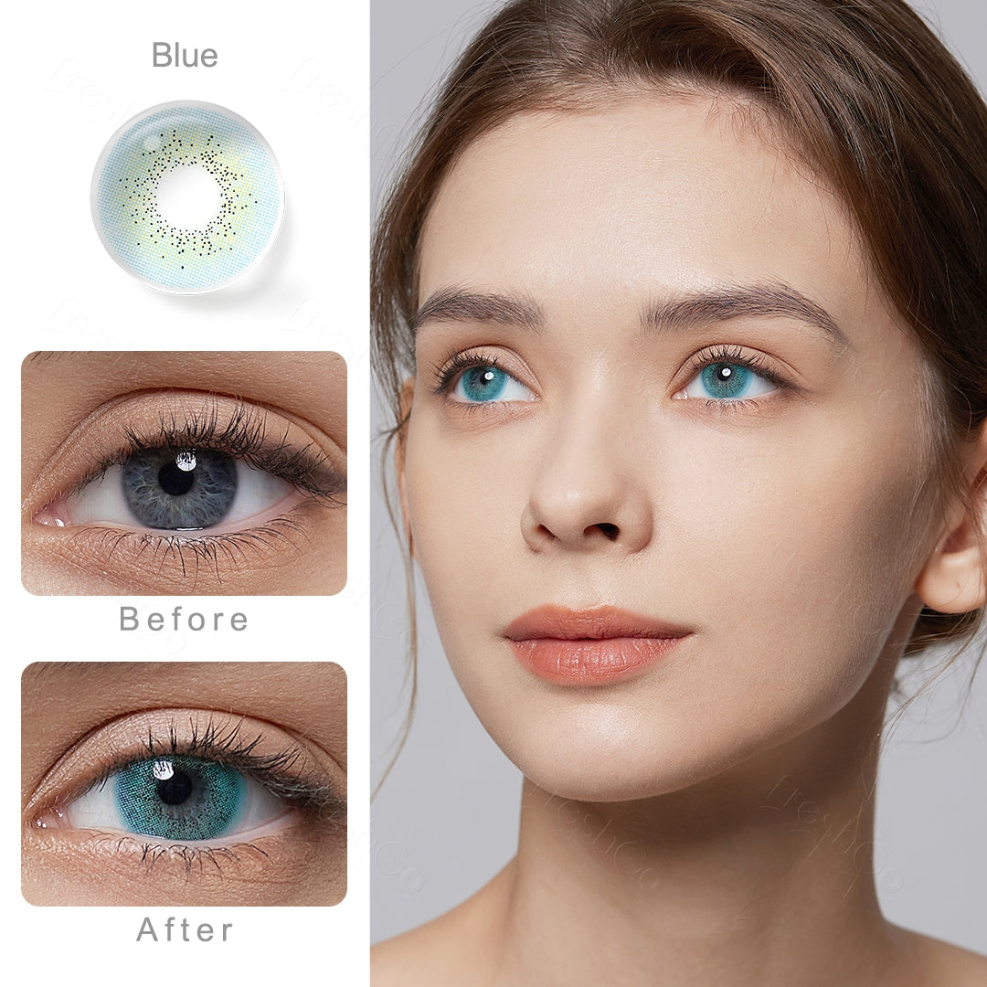 Ocean Blue Colored Contacts - Image 2 | Colored Contacts | FreshGo