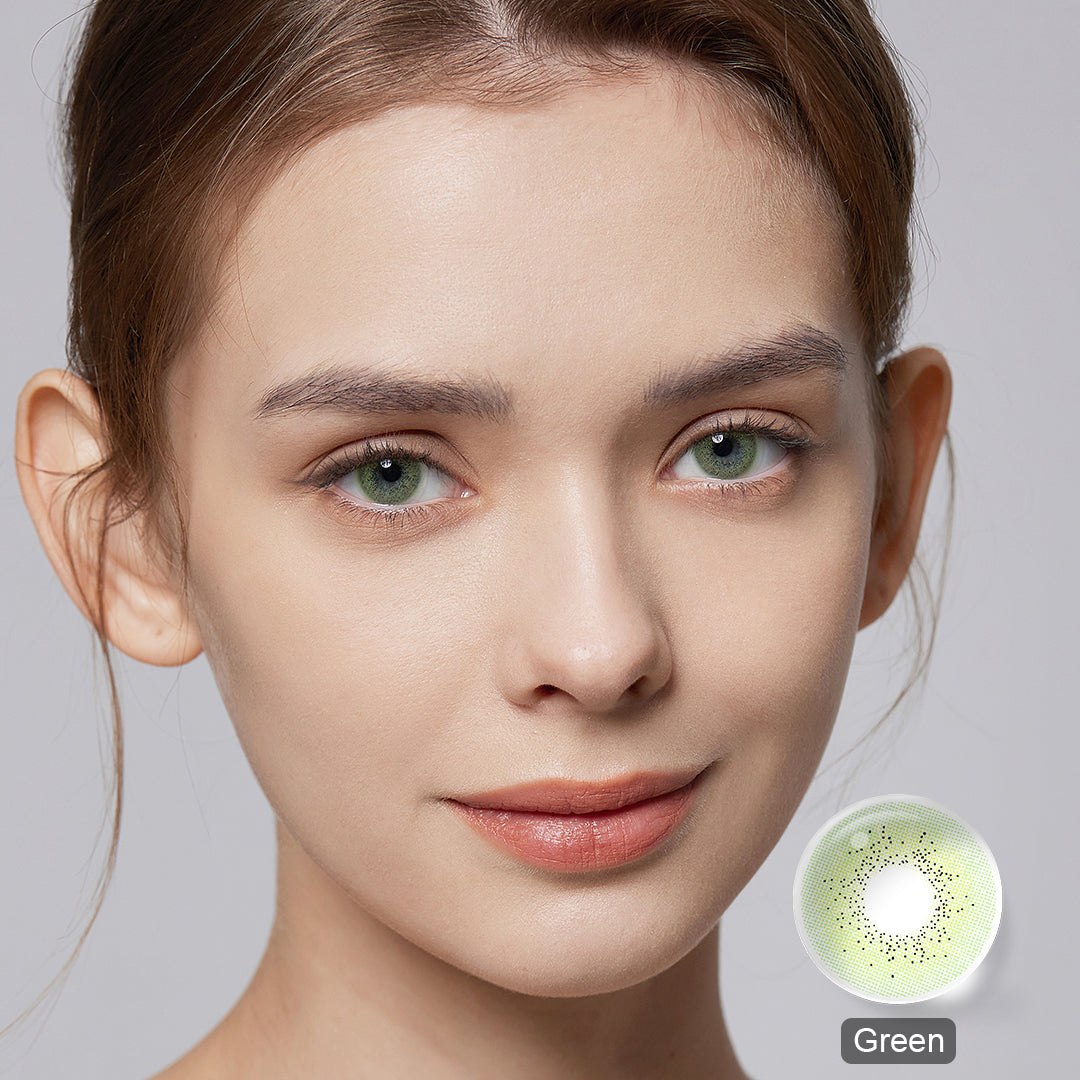 Ocean Green Coloured Contacts | Yearly