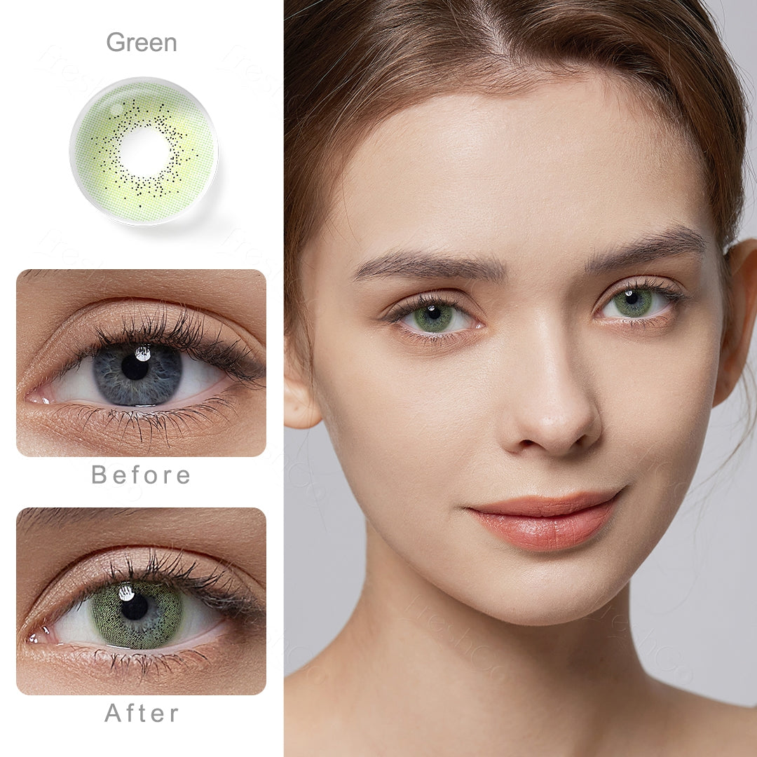 Ocean Green Colored Contacts - Image 2 | Colored Contacts | FreshGo