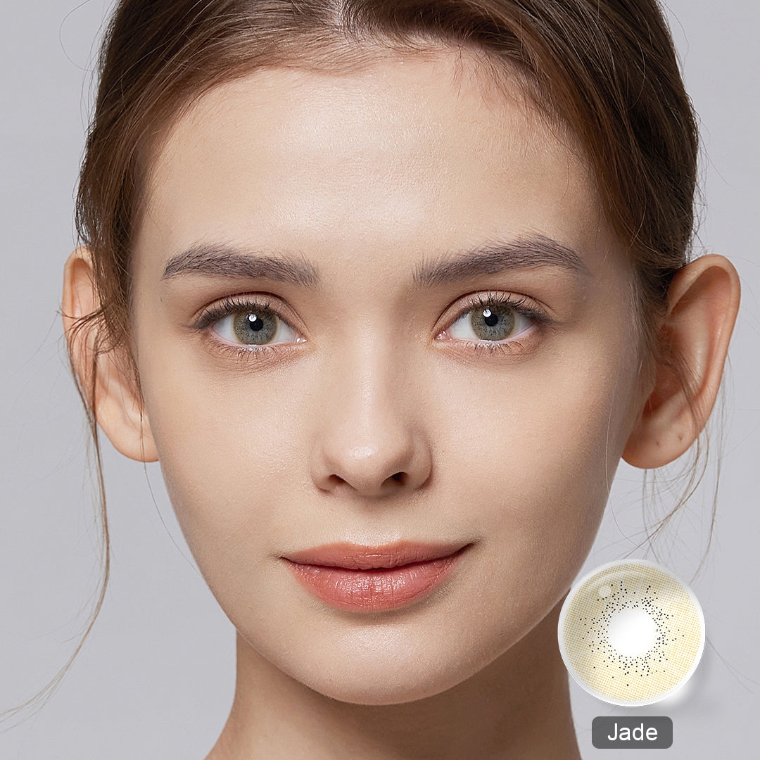 Ocean Jade Green Coloured Contacts | Yearly