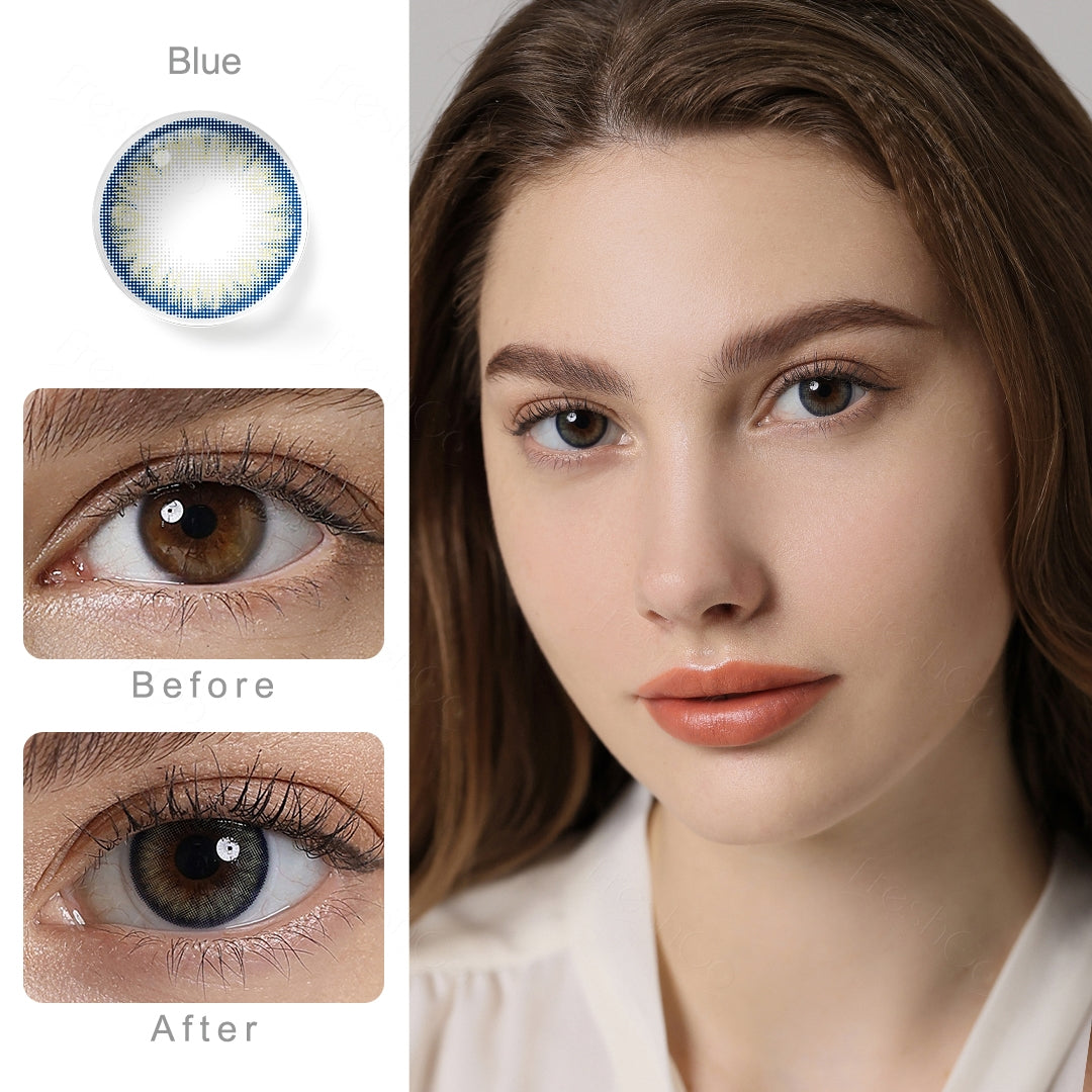 Pro Blue Colored Contacts - Image 2 | Colored Contacts | FreshGo