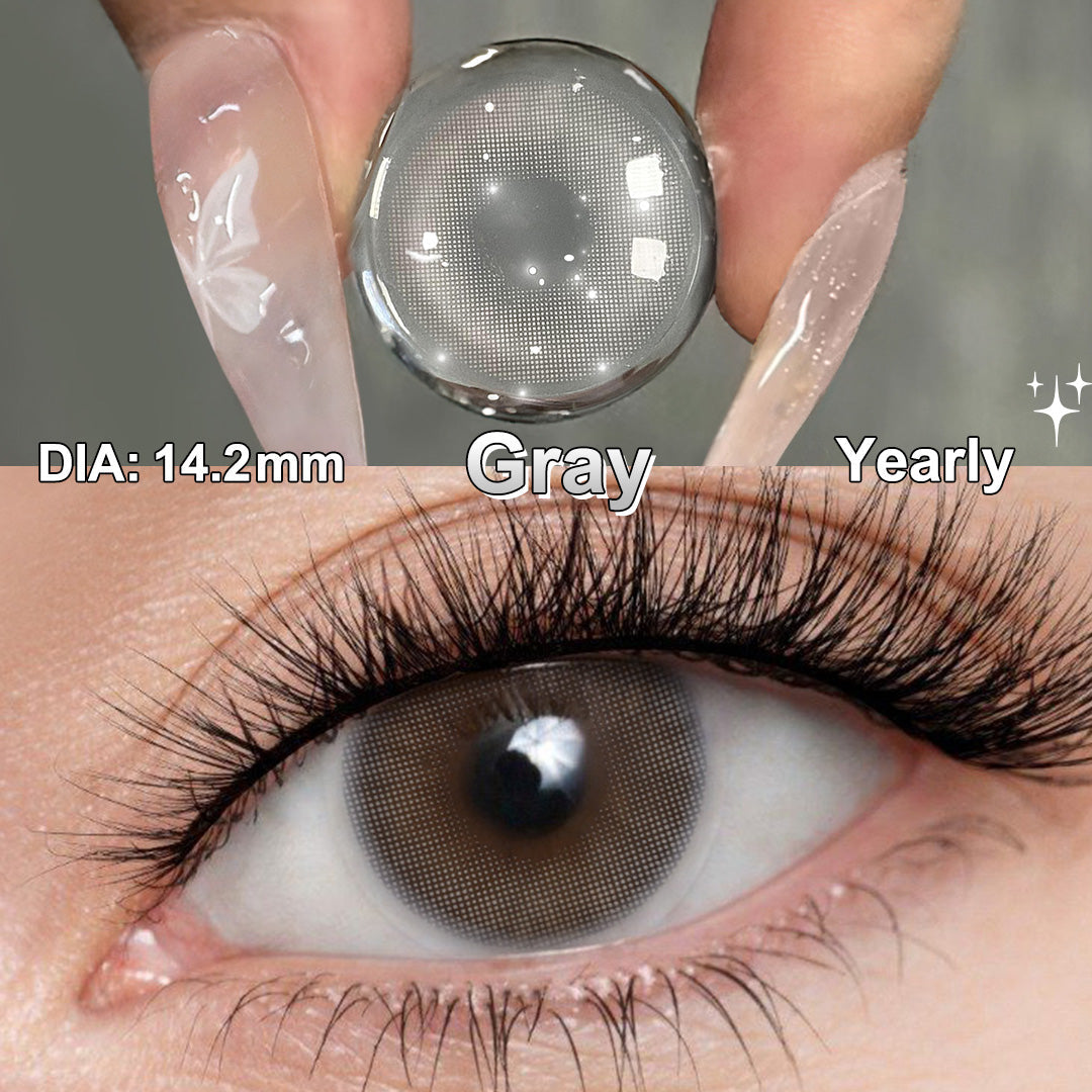 Hidrocor II Smoky Gray Coloured Contacts | Yearly