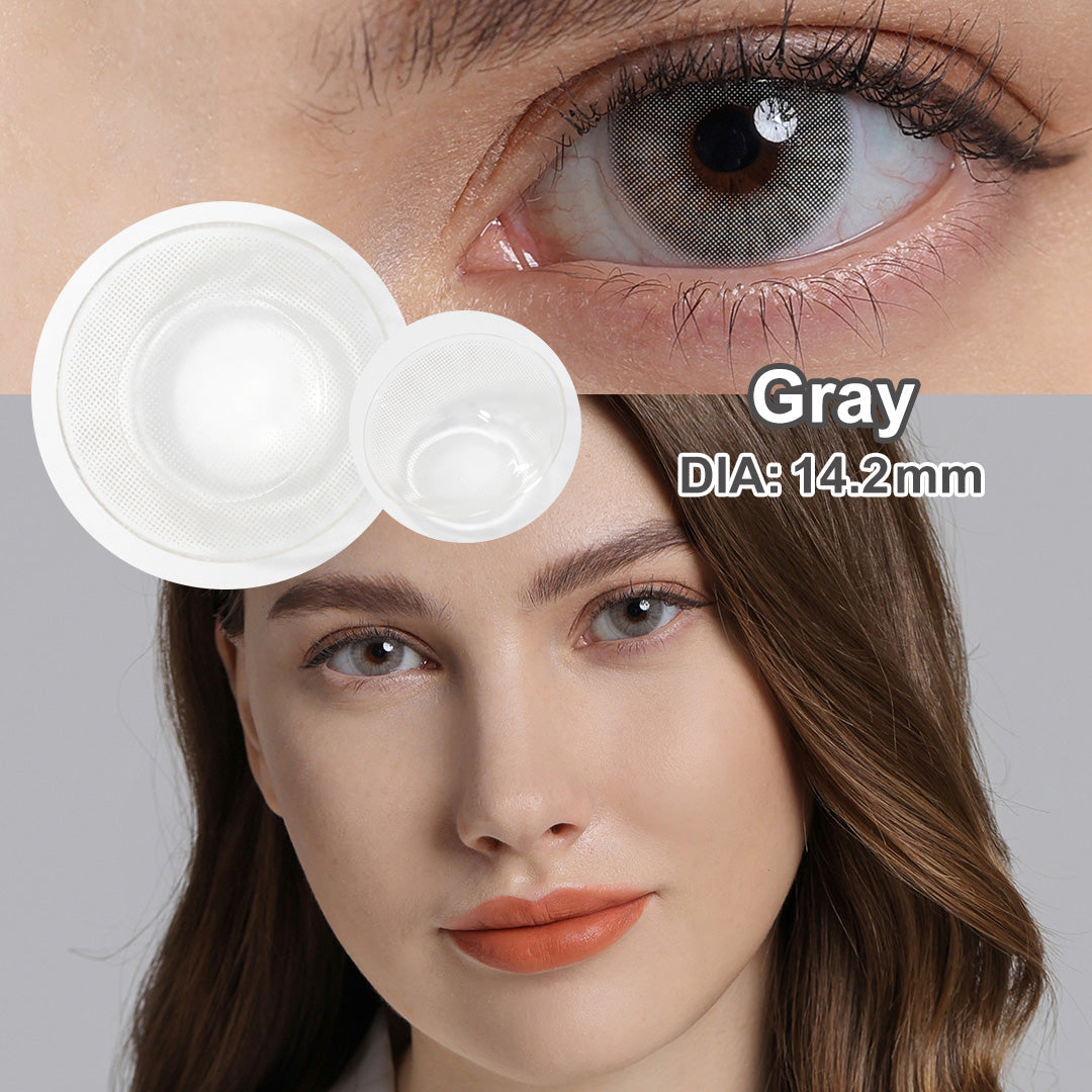Hidrocor II Smoky Gray Coloured Contacts | Yearly