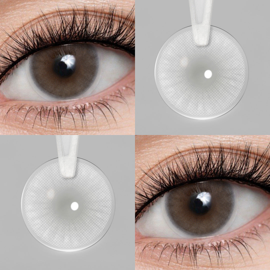 Hidrocor II Smoky Gray Coloured Contacts | Yearly