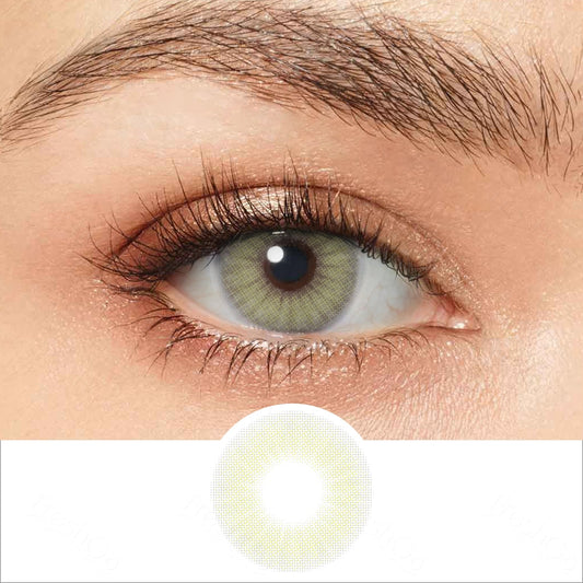 hidrocor ii sky gray colored contacts wearing effect drawing and plan lens