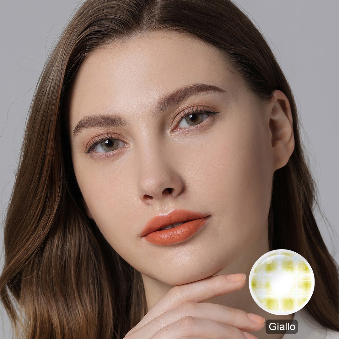 Hidrocor II Giallo Yellow Coloured Contacts | Yearly