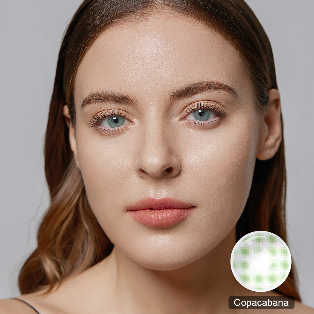 Rio Copacabana Green Coloured Contacts | Yearly