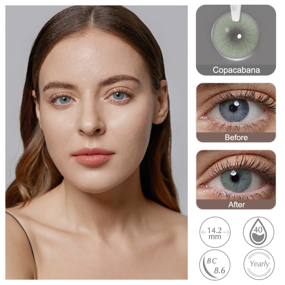 Rio Copacabana Green Colored Contacts - Image 2 | Colored Contacts | FreshGo